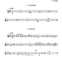 Warm-ups for Developing Jazz Ensemble - Opt. Baritone Sax