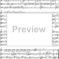 Clarinet Quintet in A Major, K581 - Full Score