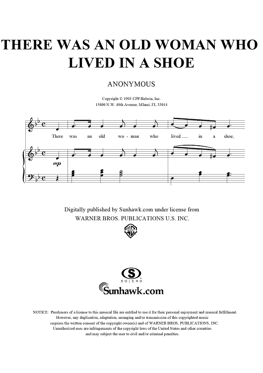 There Was an Old Woman Who Lived in a Shoe