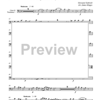 O Magnum Mysterium - Choir 2, Trombone 1