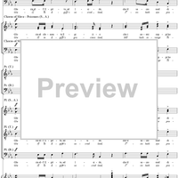 Recitative and Continuation of Grand Finale II from "Aida", Act 2 - Score