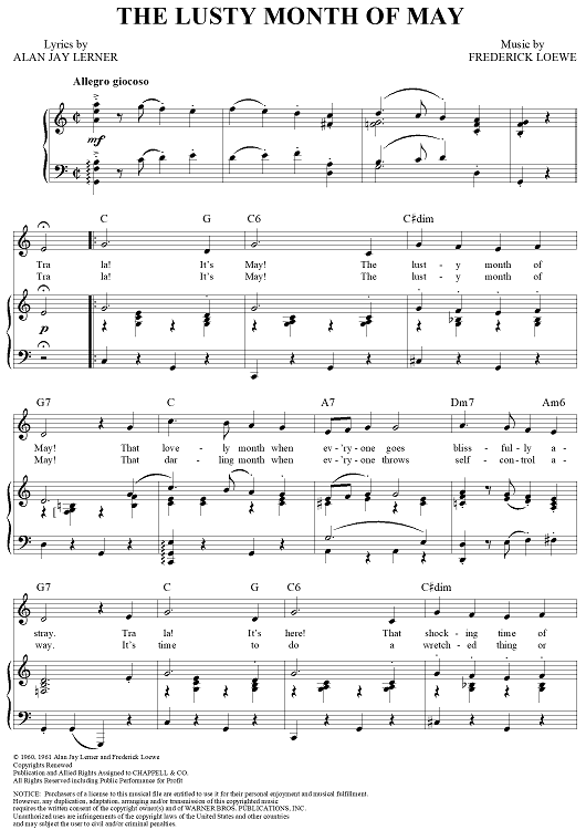 The Lusty Month of May