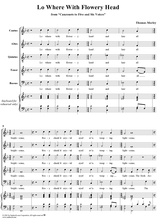 Lo Where With Flowery Head