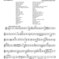 Ola, o che bon eccho! - Choir 1, Trumpet 2 in B-flat and C