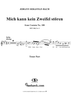 "Mich kann kein Zweifel stören", Aria, No. 2 from Cantata No. 108: "Es ist euch gut, dass ich hingehe" - Tenor