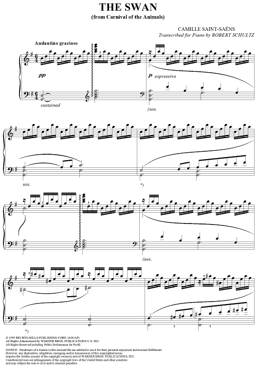 The Swan, from "Carnival of the Animals"