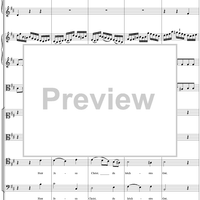 Chorus from Cantata no. 113  ("Herr Jesu Christ, du höchstes Gut") - Full Score