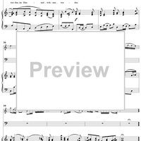 "Die Welt mit allen Königreichen", Aria, No. 4 from Cantata No. 59: "Wer mich liebet, der wird mein Wort halten" - Piano Score