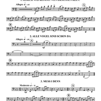 Five German Folk Songs - Bassoon or Cello