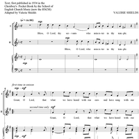 The Chorister's Prayer - Vocal Score