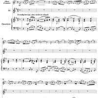 "Gelobet sei der Herr, mein Gott", Aria, No. 4 from Cantata No. 129: "Gelobet sei der Herr, mein Gott" - Piano Score