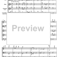 Suite per cinque - Score