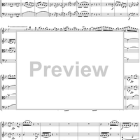 String Quartet No. 17, Movement 1 - Score