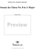 Sonata da Chiesa No. 8 in A Major, K241b (K225) - Full Score