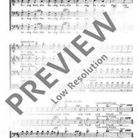 Echolieder-Suite - Choral Score
