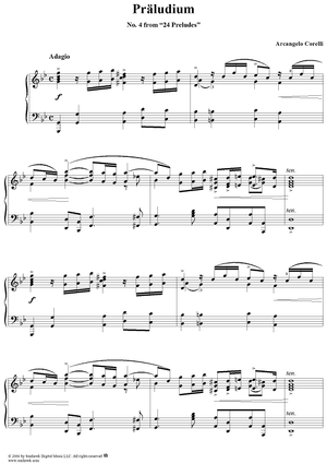 Präludium in G Minor, No. 4 from "Twenty Four Preludes"
