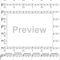 Samson, Act 2, No. 38: "Fix'd in his everlasting seat, Jehovah" - Score