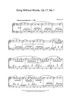 Song Without Words, Op.17, No.1