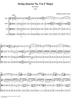 String Quartet No. 5, Movement 1 - Score