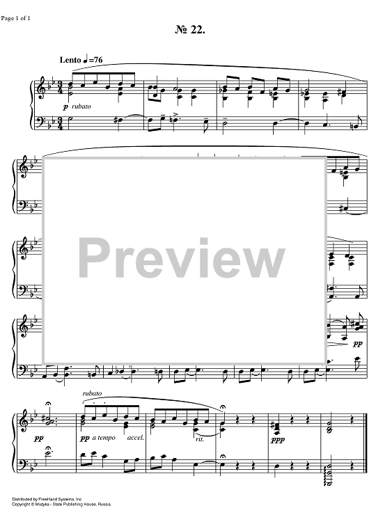 Prelude Op.11 No.22