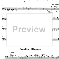 Messe solenne [set of parts] - Cello