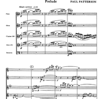 Comedy for Five Winds - Score