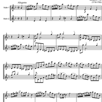 Sonata Op. 5 No. 4 - Score