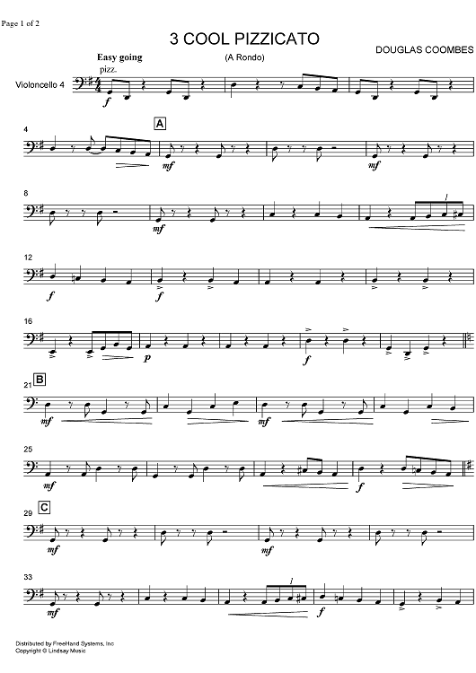 Cool pizzicato - Cello