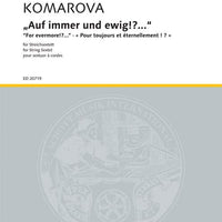 "Auf immer und ewig!?..." - Score and Parts