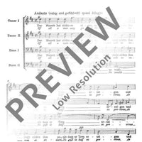 Drei Männerchöre - Choral Score