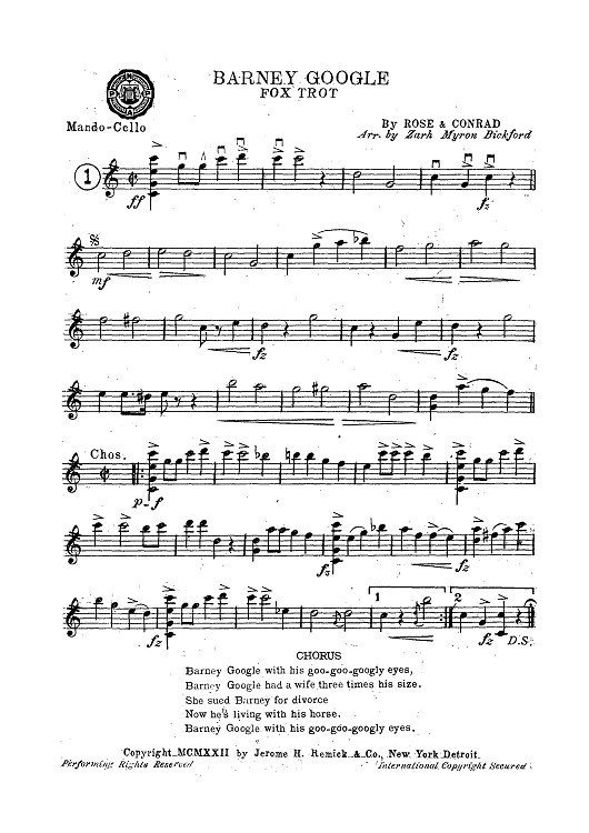 Mandolin & Guitar Collection No. 24 - Mandola/Cello