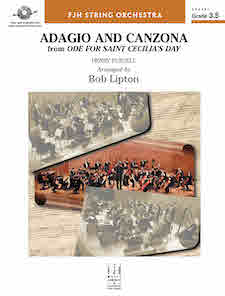Adagio and Canzona from Ode for Saint Cecilia’s Day - Score
