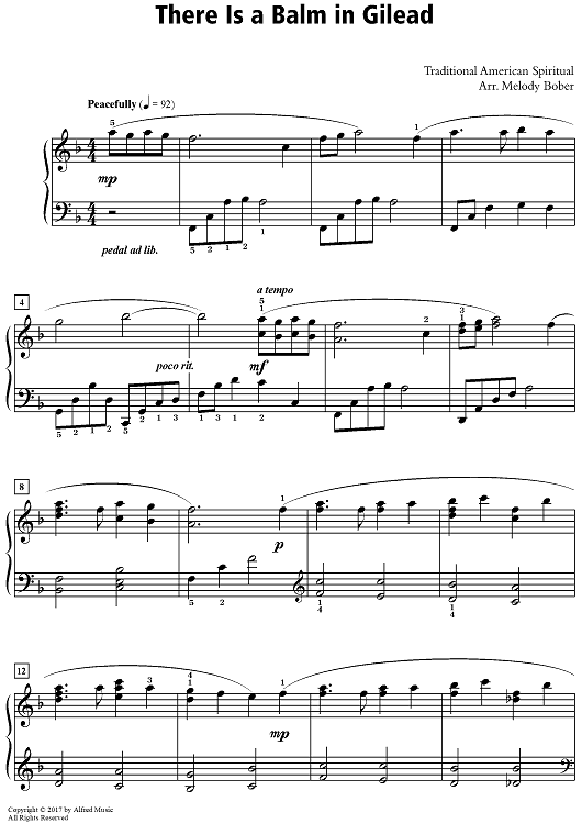 There Is a Balm in Gilead