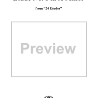 Etude No. 8 in A minor - From "24 Etudes"  Op. 48