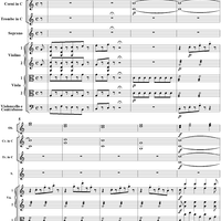 "Fra cento affanni", aria, K73c (K88) - Full Score