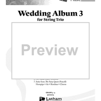 Wedding Album 3 for String Trio - Score