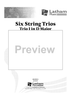 Six String Trios: Trio I in D Major - Score