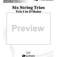 Six String Trios: Trio I in D Major - Score
