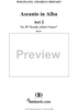 "Scendi, celeste Venere", No. 30 from "Ascanio in Alba", Act 2, K111 - Full Score