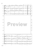 Menuetto From Symphony No. 5 - Third Movement - Score
