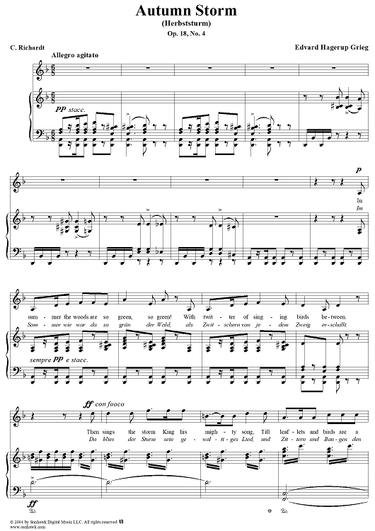 Autumn Storm, Op. 18, No. 4