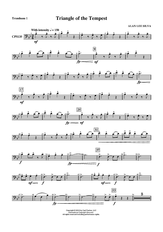 Triangle of the Tempest - Trombone 1