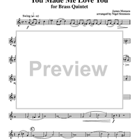You Made Me Love You - Trombone