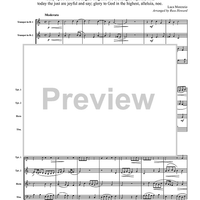 Four Christmas Motets - Score