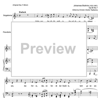 Schön war, das ich dir weihte Op.95 No. 7