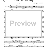 Love's Old Sweet Song - Horn in F