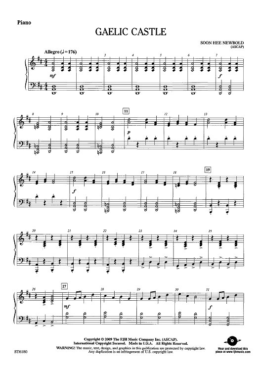 Gaelic Castle - Piano