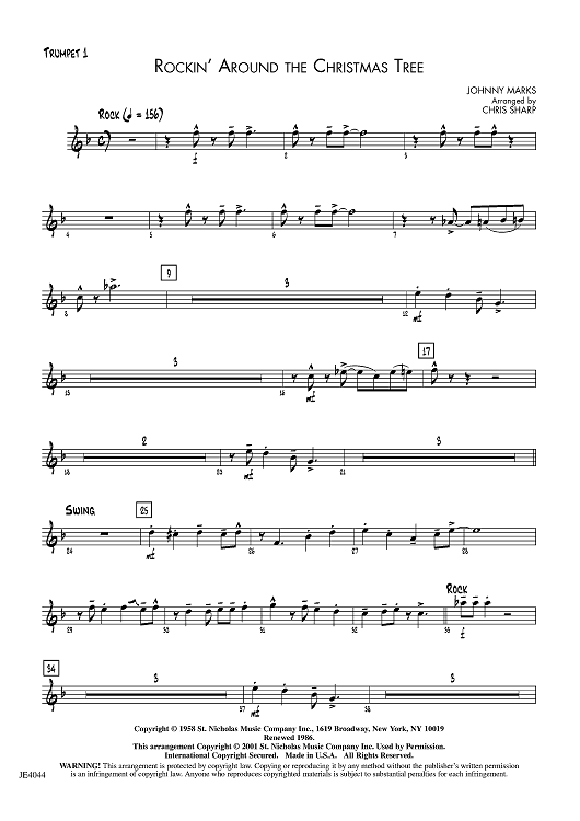 Rockin’ Around the Christmas Tree - Trumpet 1