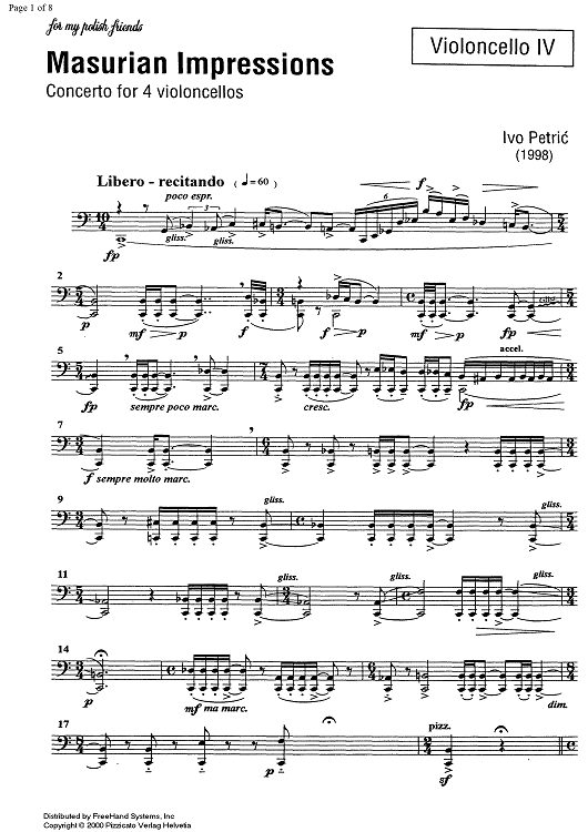 Masurian Impressions - Cello 4