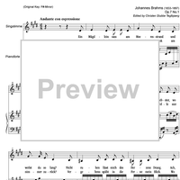 Treue Liebe Op. 7 No. 1